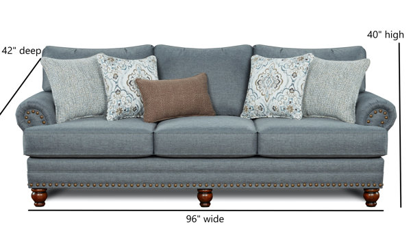 Three Posts™ Freda 96'' Upholstered Sofa & Reviews | Wayfair